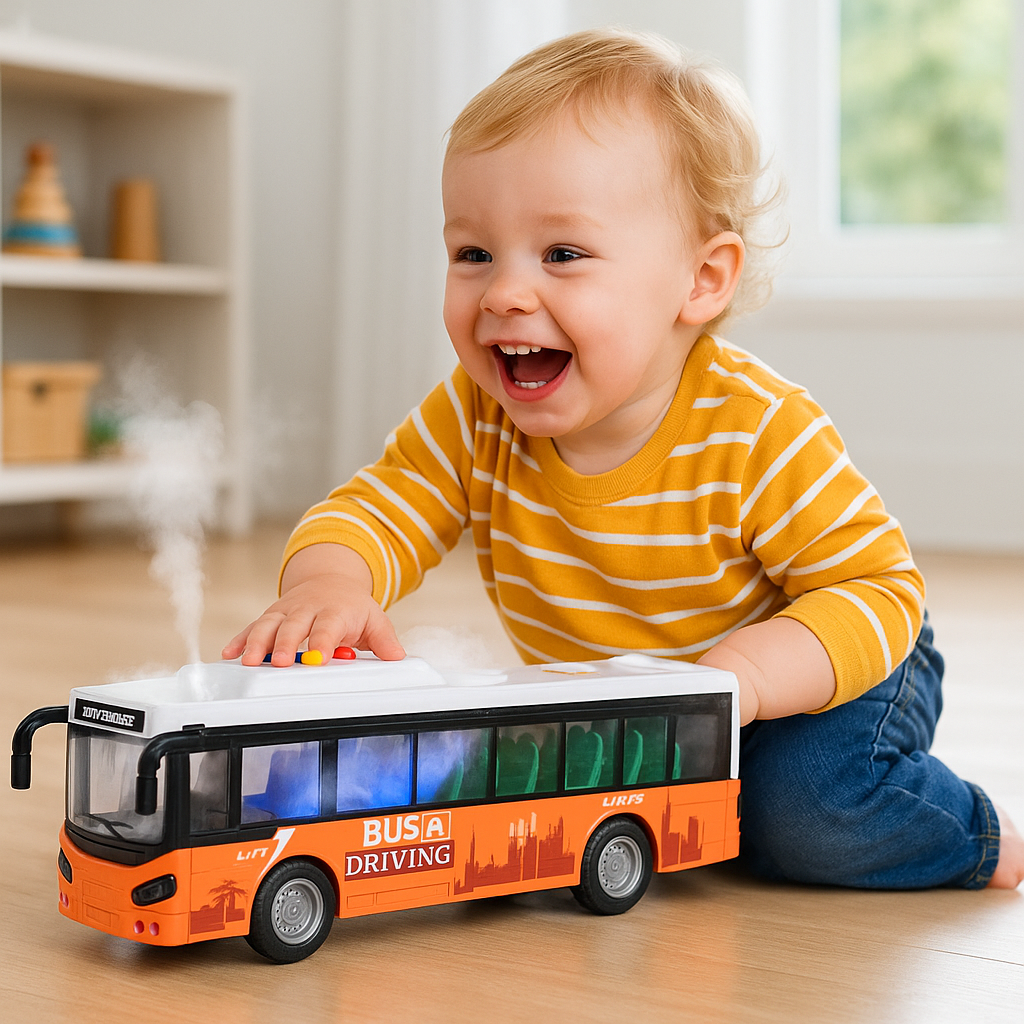 Ovo je Velika igračka Autobus sa Svetlima i Zvukom