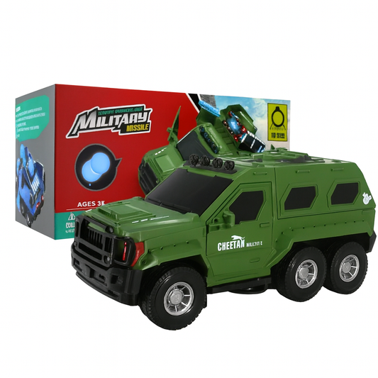 Vojni Svetleći Džip za decu
