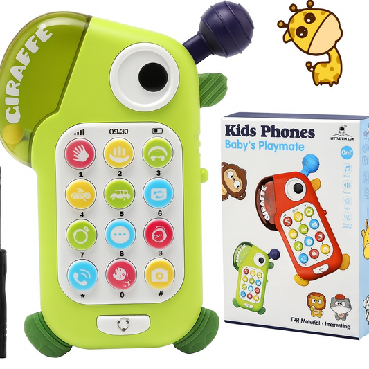 Interaktivni Dečji Telefon Žirafa – Omiljena Igračka za Mališane