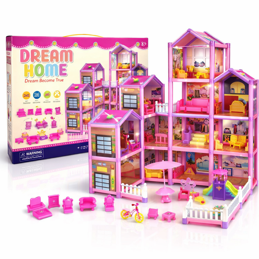 Velika Lutkina Kuća – Dream Home Set sa Nameštajem 🏠💗