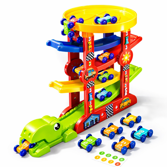 HIT Trkačka Staza na Spratove – Garaža sa Autićima (3+) 🚗🏁